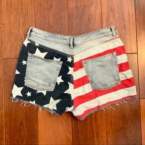 USA denim shorts
